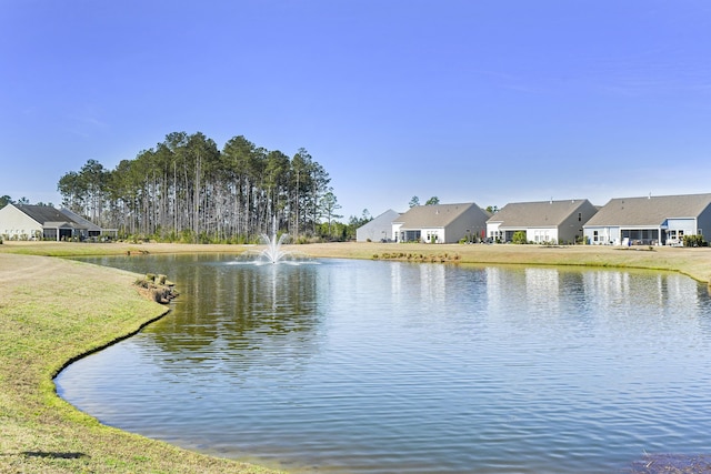 water view with a residential view