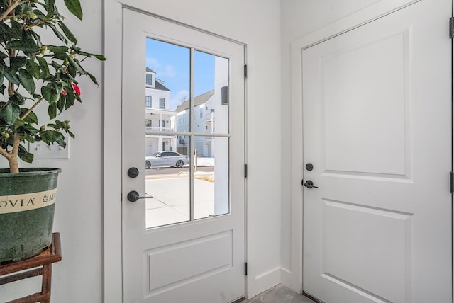 entryway with a healthy amount of sunlight