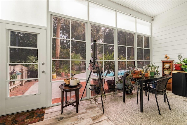 555 Pointe Of Oaks Rd, Summerville, SC 29485 - sunroom / solarium featuring wood finished floors