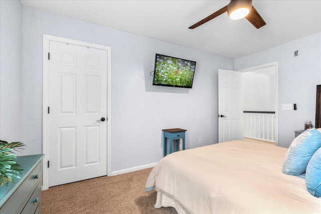 555 Pointe Of Oaks Rd, Summerville, SC 29485 - carpeted bedroom with baseboards and a ceiling fan