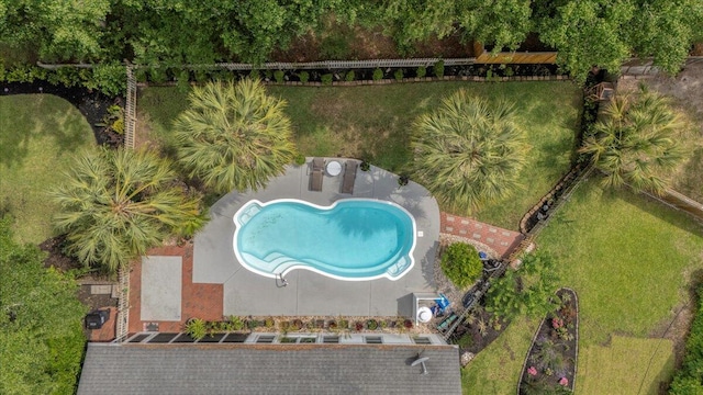 555 Pointe Of Oaks Rd, Summerville, SC 29485 - drone / aerial view of a pool area