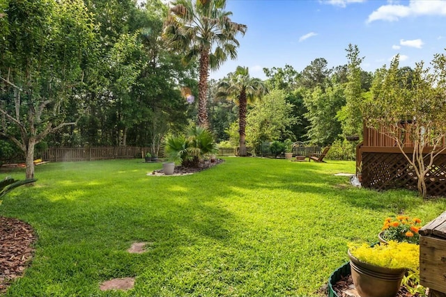 2132 Summerwood Dr, Mount Pleasant, SC 29466 - view of yard featuring a deck