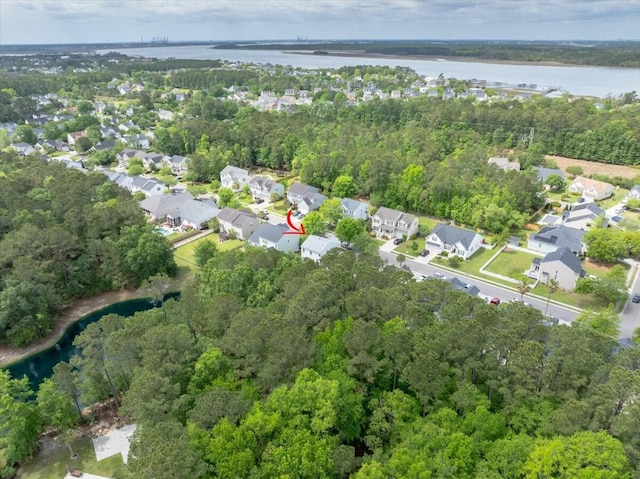 2132 Summerwood Dr, Mount Pleasant, SC 29466 - aerial view of property's location featuring a nearby body of water and nearby suburban area