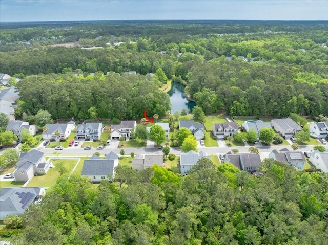 2132 Summerwood Dr, Mount Pleasant, SC 29466 - aerial perspective of suburban area with a heavily wooded area