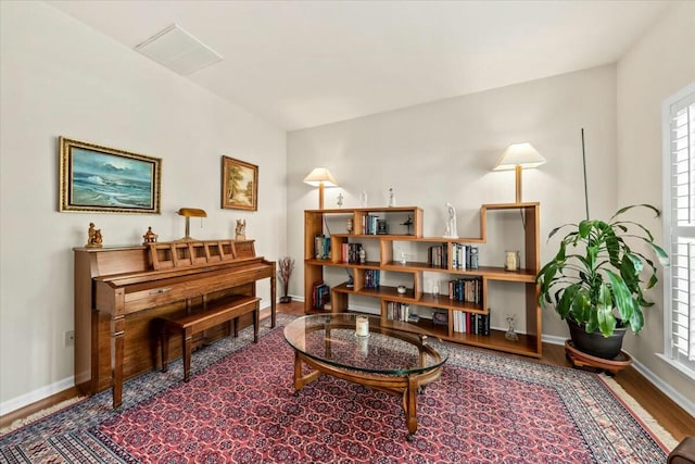2132 Summerwood Dr, Mount Pleasant, SC 29466 - sitting room featuring wood finished floors and baseboards