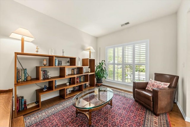 2132 Summerwood Dr, Mount Pleasant, SC 29466 - sitting room with wood finished floors and baseboards
