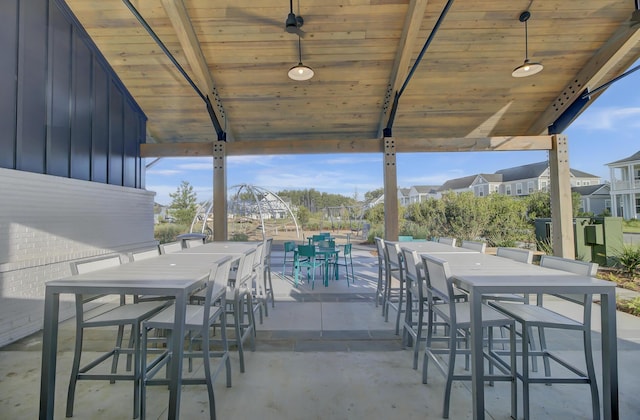 view of patio / terrace with outdoor dining space