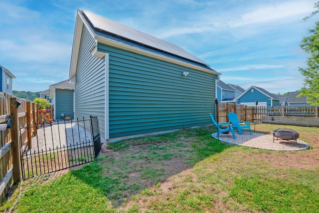 1589 Seabago Dr, Charleston, SC 29414 - view of yard with an outdoor fire pit and a patio area
