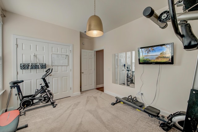 1589 Seabago Dr, Charleston, SC 29414 - exercise area with carpet and baseboards