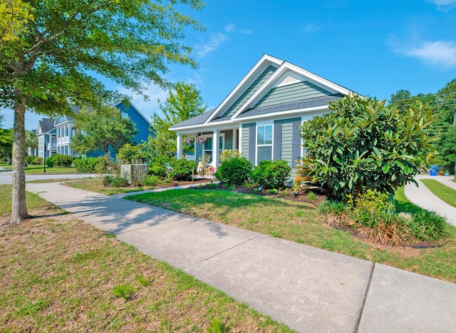 1589 Seabago Dr, Charleston, SC 29414 - view of front of house featuring a front lawn and a porch