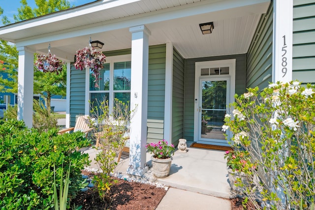 1589 Seabago Dr, Charleston, SC 29414 - doorway to property featuring covered porch