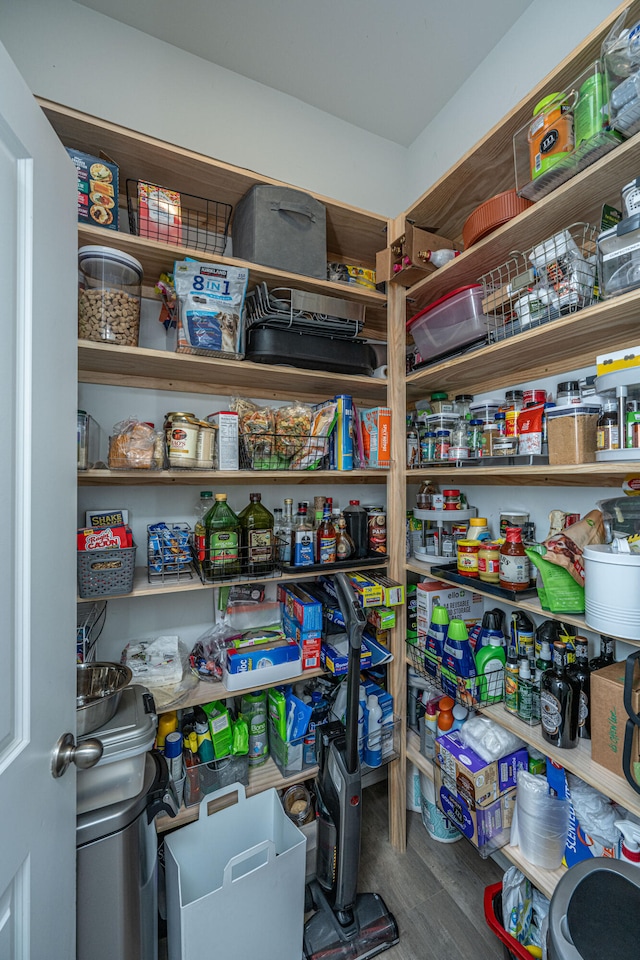 view of pantry