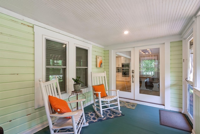 sunroom featuring plenty of natural light