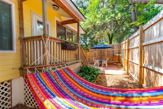 view of patio