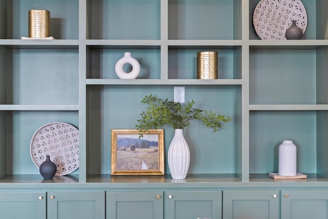 mudroom featuring built in features