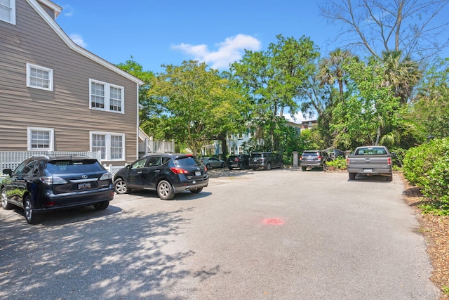 view of car parking