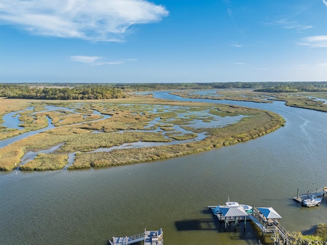 7897 Russell Creek Dr, Edisto Island, SC 29438 - bird's eye view of a large body of water