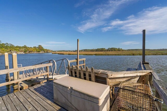 7897 Russell Creek Dr, Edisto Island, SC 29438 - dock with a water view