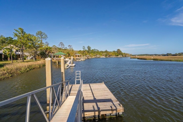 7897 Russell Creek Dr, Edisto Island, SC 29438 - dock area with a water view