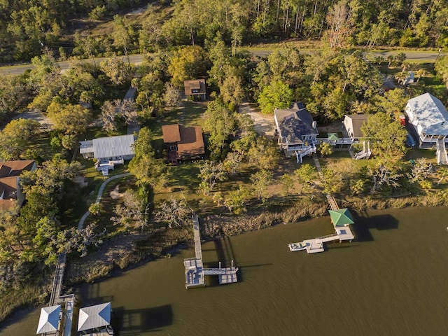 7897 Russell Creek Dr, Edisto Island, SC 29438 - aerial view of property and surrounding area with a nearby body of water