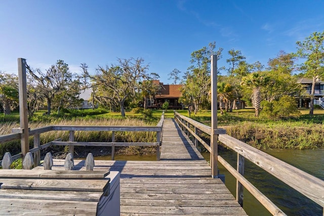 7897 Russell Creek Dr, Edisto Island, SC 29438 - dock with a water view