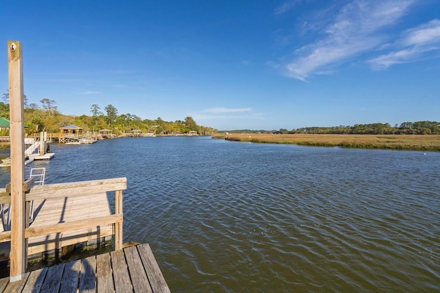 7897 Russell Creek Dr, Edisto Island, SC 29438 - dock with a water view