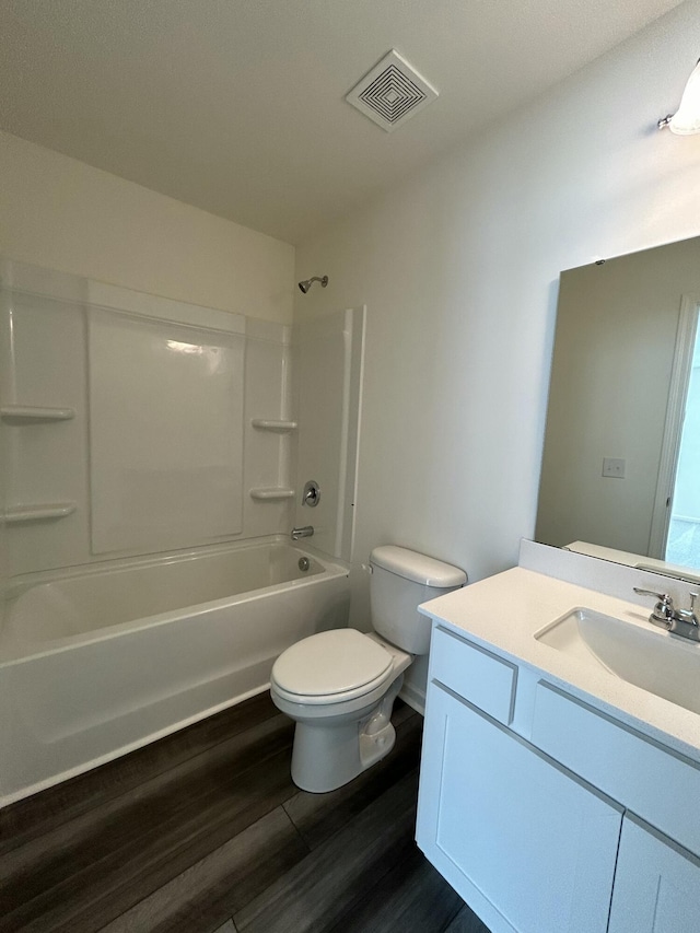 2007 Scarlett Maple St, Summerville, SC 29486 - full bathroom with toilet, vanity, wood finished floors, and shower / bath combination