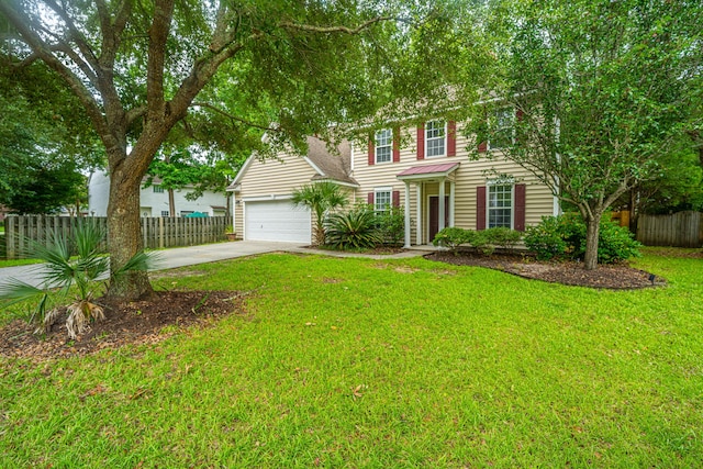 1629 Jorrington St, Mount Pleasant, SC 29466 - colonial home featuring concrete driveway and a garage