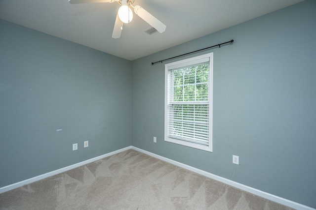 1629 Jorrington St, Mount Pleasant, SC 29466 - carpeted empty room with baseboards and ceiling fan