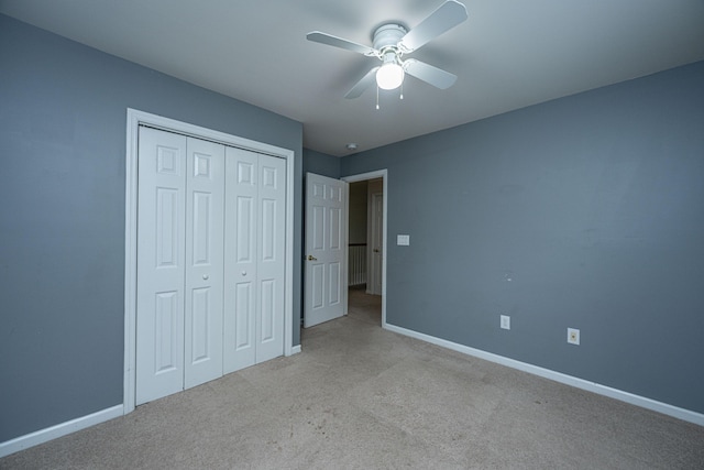 1629 Jorrington St, Mount Pleasant, SC 29466 - unfurnished bedroom featuring light carpet, a closet, and ceiling fan