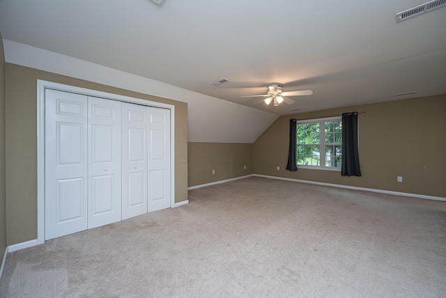 1629 Jorrington St, Mount Pleasant, SC 29466 - bonus room featuring ceiling fan, carpet flooring, and lofted ceiling