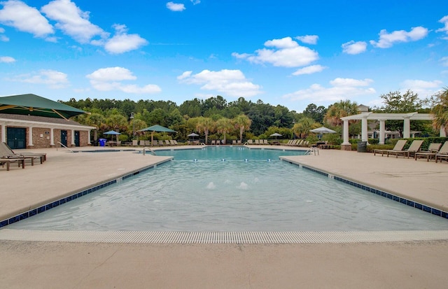 1629 Jorrington St, Mount Pleasant, SC 29466 - community pool featuring a pergola and a patio