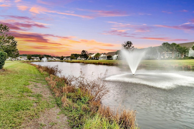 property view of water