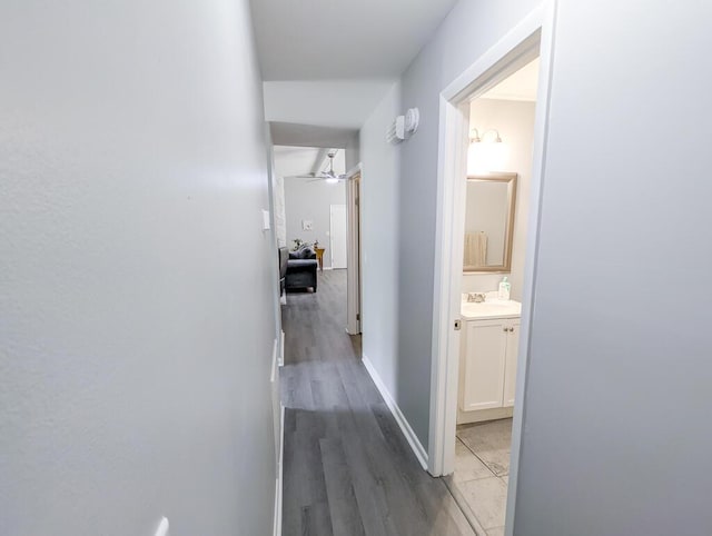5 Drummond Ct, Charleston, SC 29414 - hall featuring a sink and light wood-style flooring
