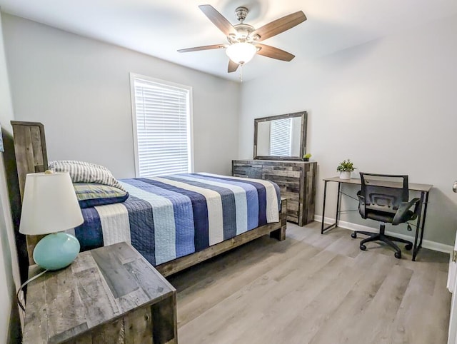 5 Drummond Ct, Charleston, SC 29414 - bedroom featuring light wood-style floors, baseboards, and ceiling fan