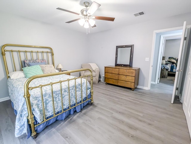 5 Drummond Ct, Charleston, SC 29414 - bedroom featuring wood finished floors, baseboards, and ceiling fan