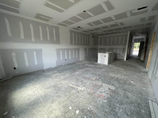 view of unfurnished living room