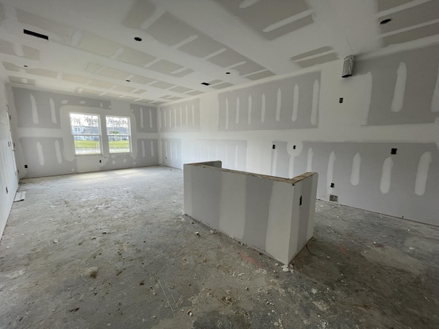 view of spare room