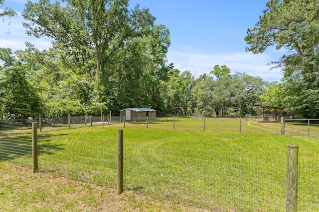 7239 Commodore Rd, Hollywood, SC 29449 - view of yard with an outbuilding