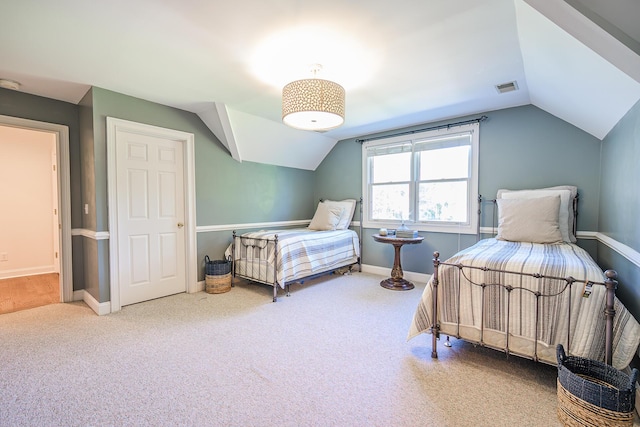 3130 Pignatelli Cres, Mount Pleasant, SC 29466 - carpeted bedroom featuring lofted ceiling and baseboards