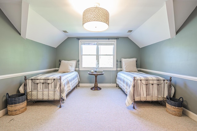 3130 Pignatelli Cres, Mount Pleasant, SC 29466 - bedroom featuring carpet, lofted ceiling, and baseboards