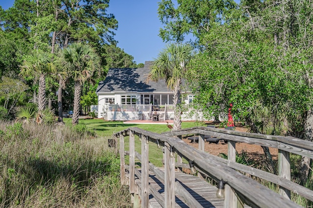 3130 Pignatelli Cres, Mount Pleasant, SC 29466 - back of house featuring a patio area and a lawn