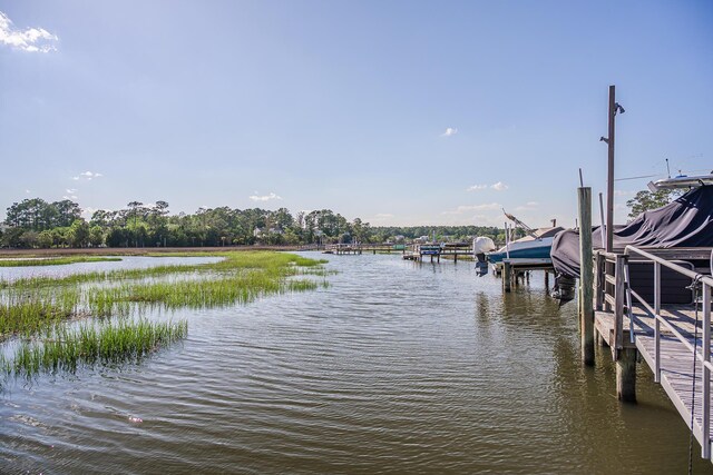 3130 Pignatelli Cres, Mount Pleasant, SC 29466 - dock area featuring a water view