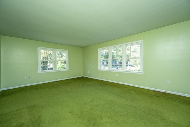 spare room featuring carpet flooring