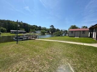 1045 Autumn Ln, Summerton, SC 29148 - view of yard with a water view