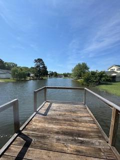 1045 Autumn Ln, Summerton, SC 29148 - view of dock featuring a water view