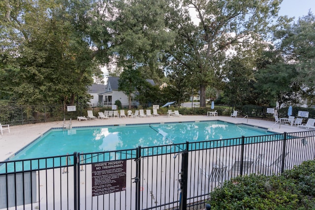 view of swimming pool