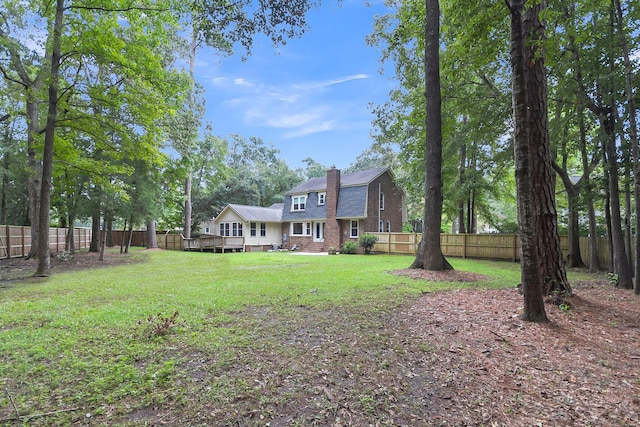 exterior space featuring a front lawn