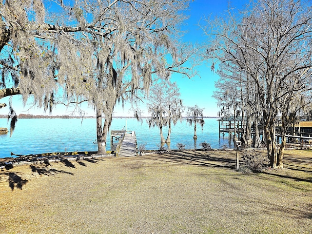 view of water feature