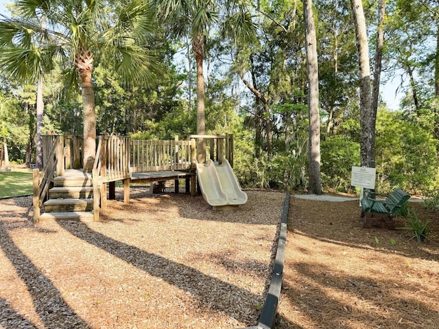 view of communal playground